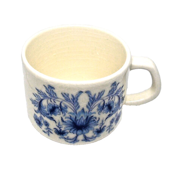 Sado Internacional Two Tea Cups Made in Portugal Blue and White EUC Vintage - Picture 6 of 8